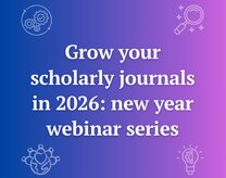 Free webinar series to support your 2026 publication goals